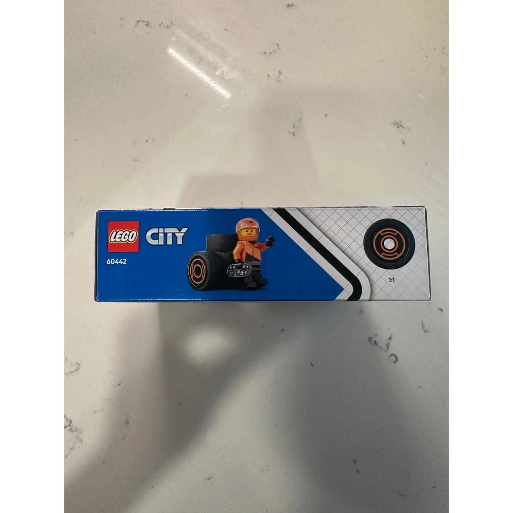 LEGO Kids Orange McLaren Formula 1 Race Car 60442 Building Set 86pc